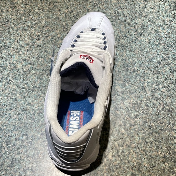 NWT Left Shoe Only white K-Swiss Memory Foam Comfort Technology size US 11.5 - Picture 4 of 8